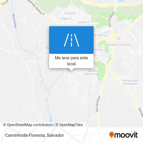 Caminhoda Floresta mapa