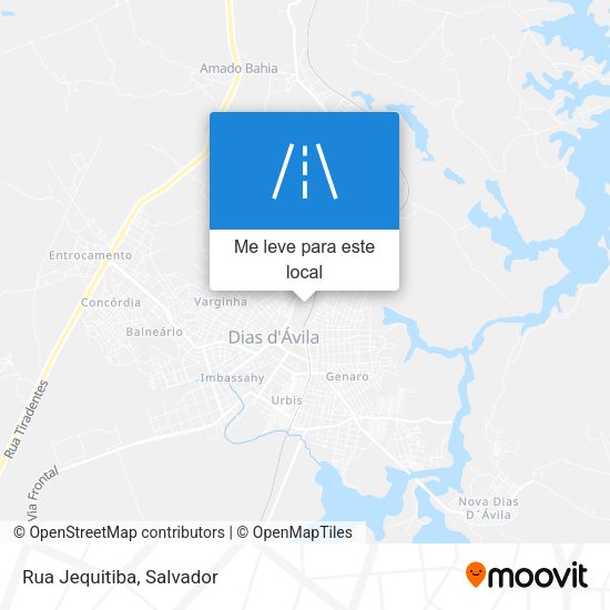 Rua Jequitiba mapa