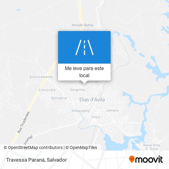 Travessa Paraná mapa