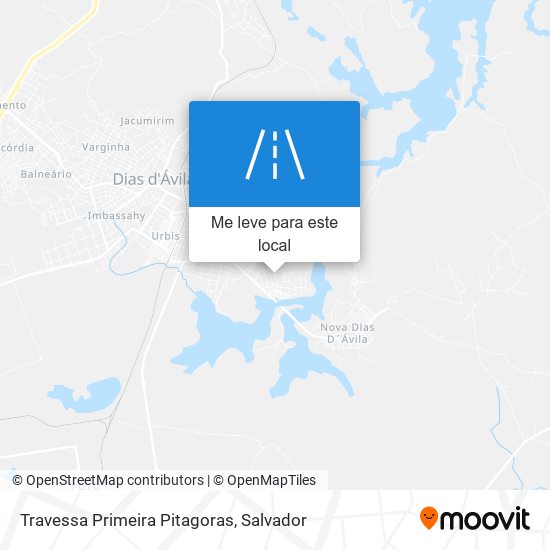 Travessa Primeira Pitagoras mapa