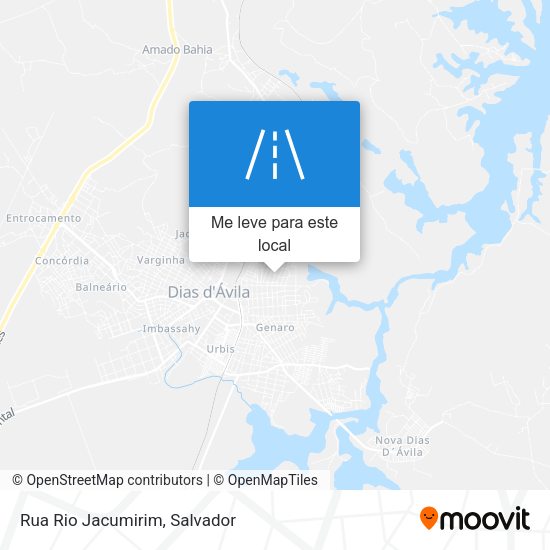 Rua Rio Jacumirim mapa