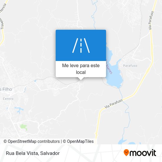 Rua Bela Vista mapa