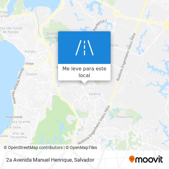 2a Avenida Manuel Henrique mapa