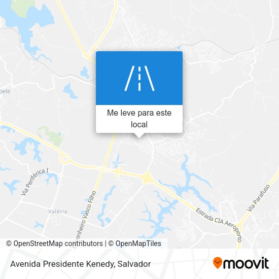 Avenida Presidente Kenedy mapa