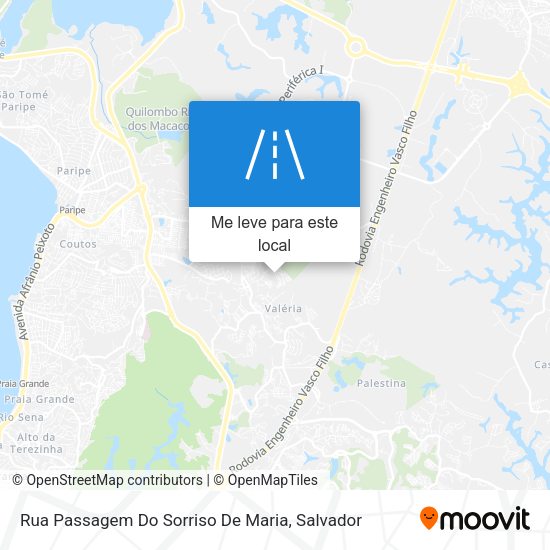Rua Passagem Do Sorriso De Maria mapa