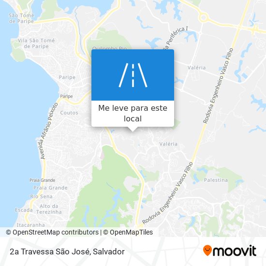 2a Travessa São José mapa