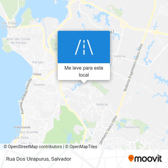 Rua Dos Uirapurus mapa