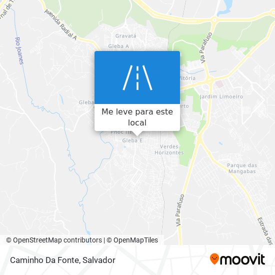 Caminho Da Fonte mapa