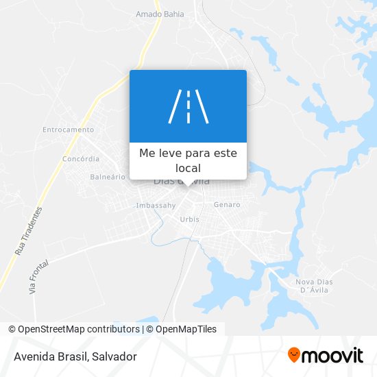 Avenida Brasil mapa