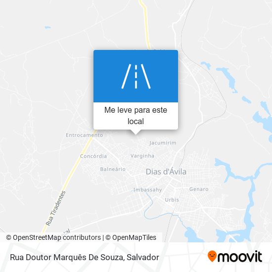 Rua Doutor Marquês De Souza mapa