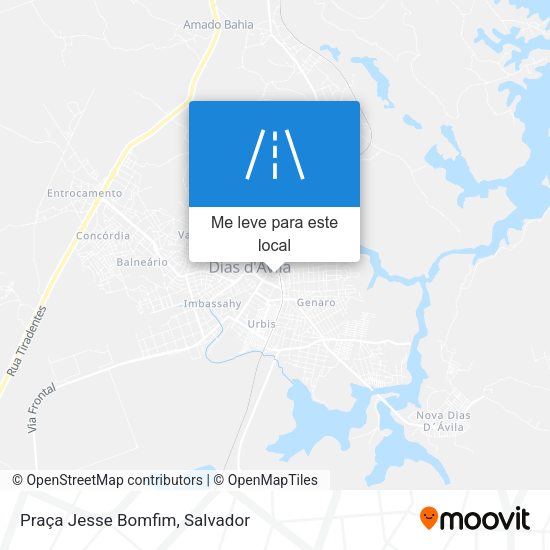 Praça Jesse Bomfim mapa