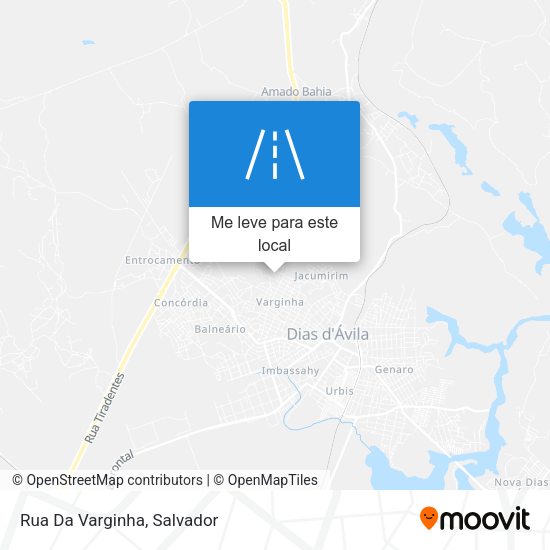 Rua Da Varginha mapa