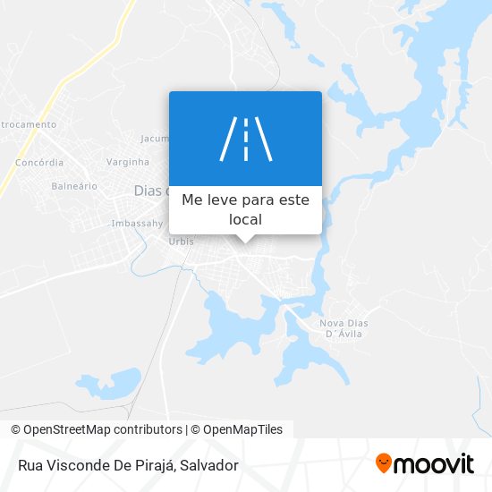 Rua Visconde De Pirajá mapa