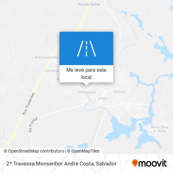 2ª Travessa Monsenhor André Costa mapa