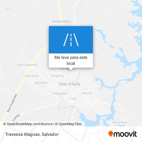 Travessa Alagoas mapa