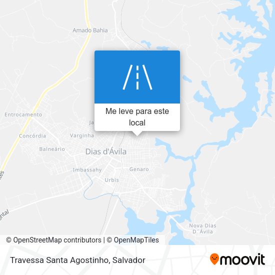 Travessa Santa Agostinho mapa