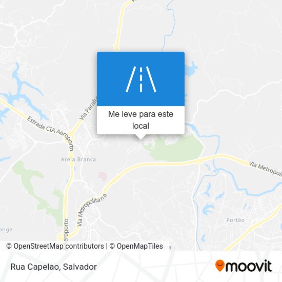 Rua Capelao mapa