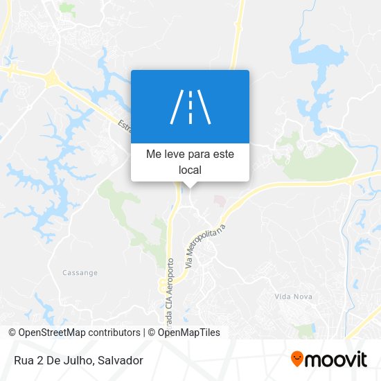 Rua 2 De Julho mapa
