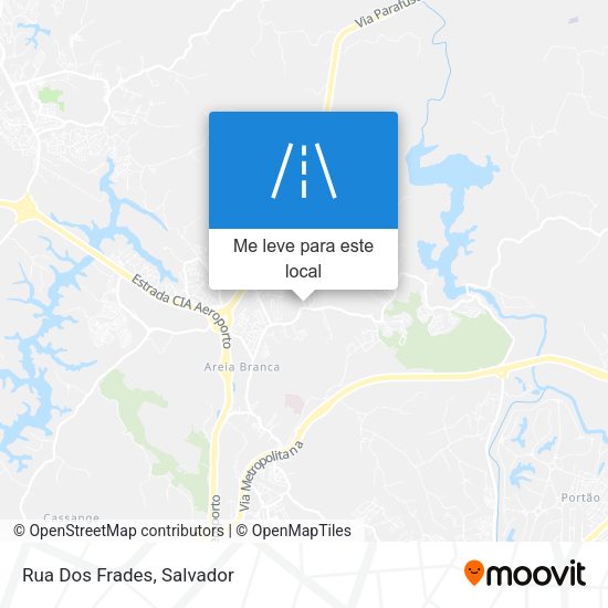 Rua Dos Frades mapa