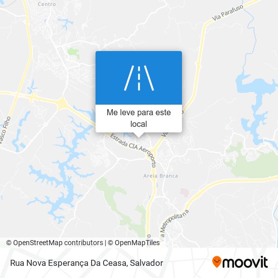 Rua Nova Esperança Da Ceasa mapa