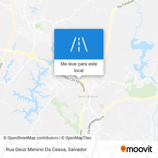 Rua Deus Menino Da Ceasa mapa