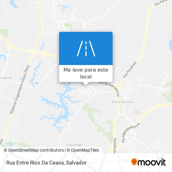 Rua Entre Rios Da Ceasa mapa