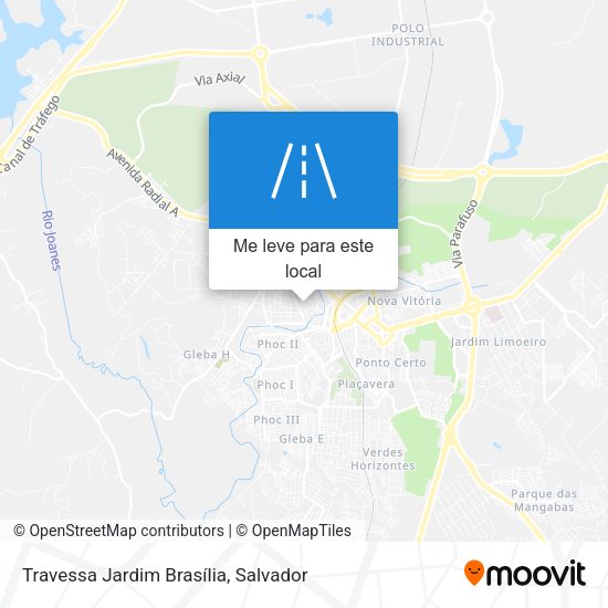 Travessa Jardim Brasília mapa
