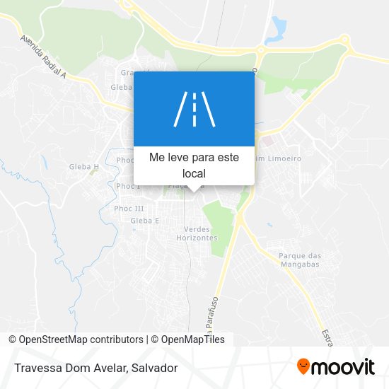 Travessa Dom Avelar mapa