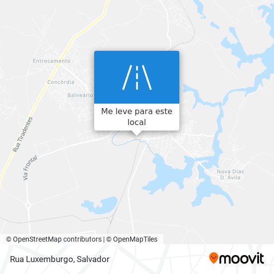 Rua Luxemburgo mapa