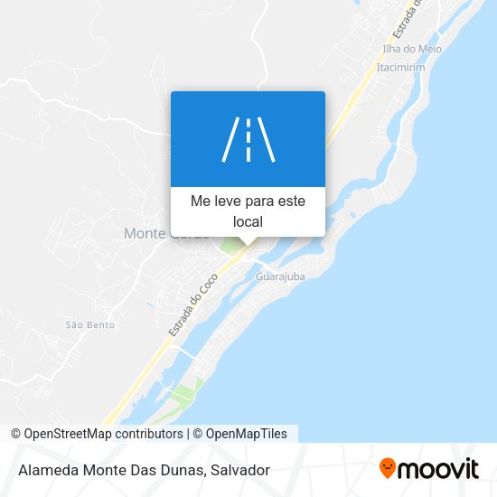 Alameda Monte Das Dunas mapa