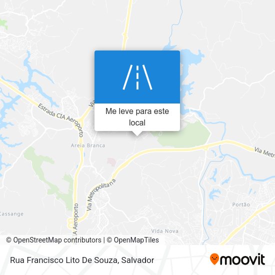 Rua Francisco Lito De Souza mapa