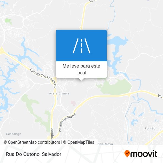 Rua Do Outono mapa