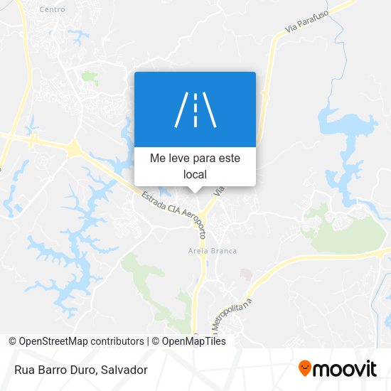 Rua Barro Duro mapa