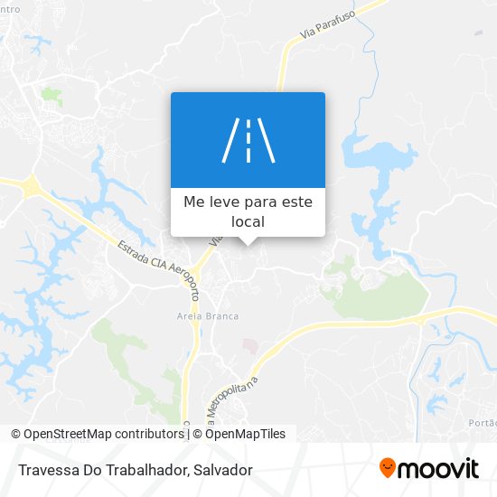 Travessa Do Trabalhador mapa