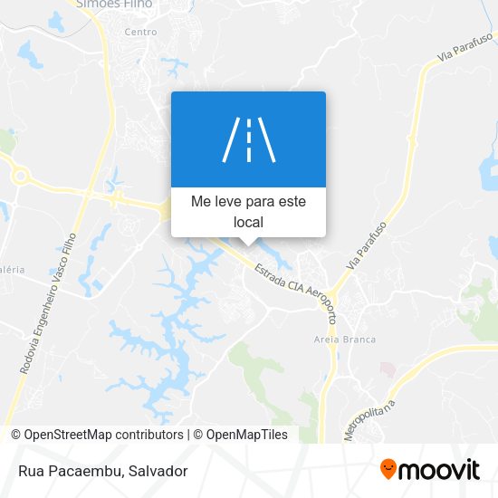 Rua Pacaembu mapa