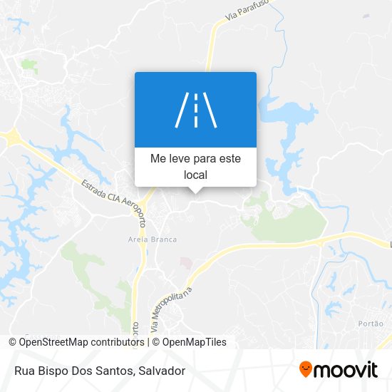 Rua Bispo Dos Santos mapa