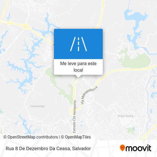 Rua 8 De Dezembro Da Ceasa mapa