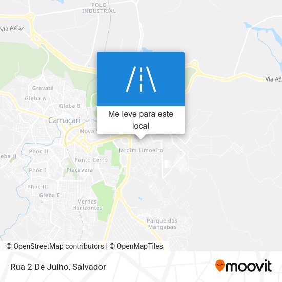 Rua 2 De Julho mapa