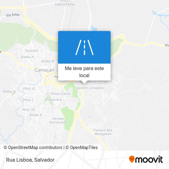 Rua Lisboa mapa