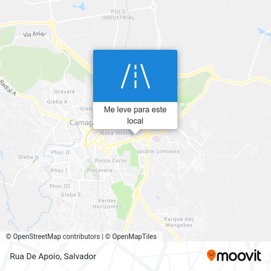 Rua De Apoio mapa