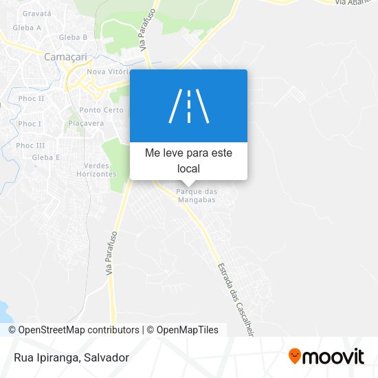 Rua Ipiranga mapa