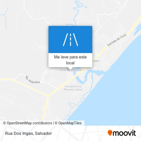 Rua Dos Ingas mapa