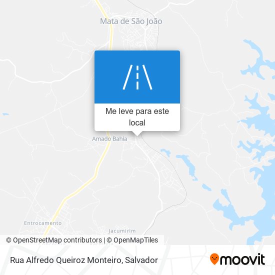 Rua Alfredo Queiroz Monteiro mapa