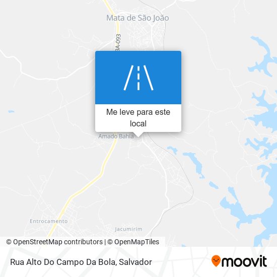 Rua Alto Do Campo Da Bola mapa