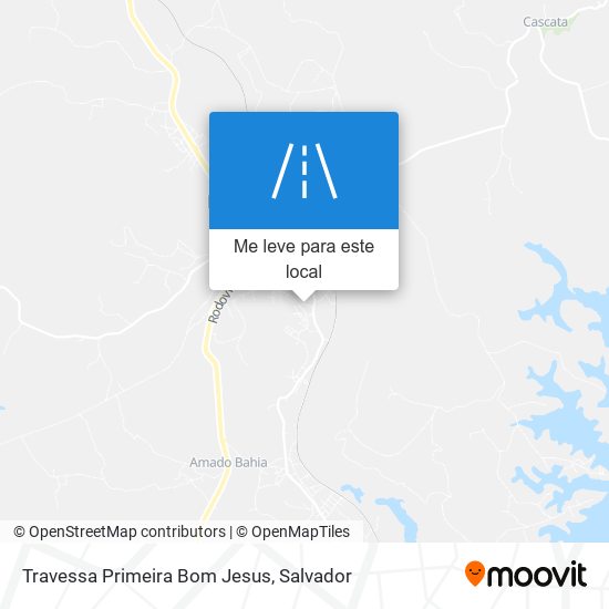 Travessa Primeira Bom Jesus mapa