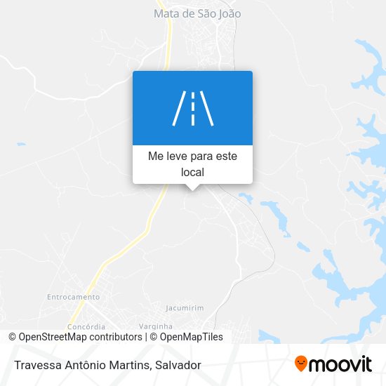Travessa Antônio Martins mapa