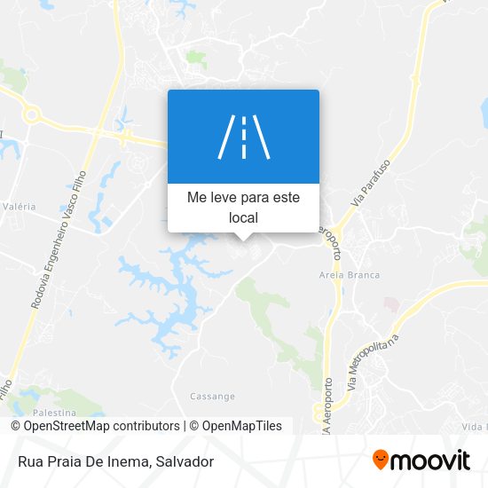 Rua Praia De Inema mapa