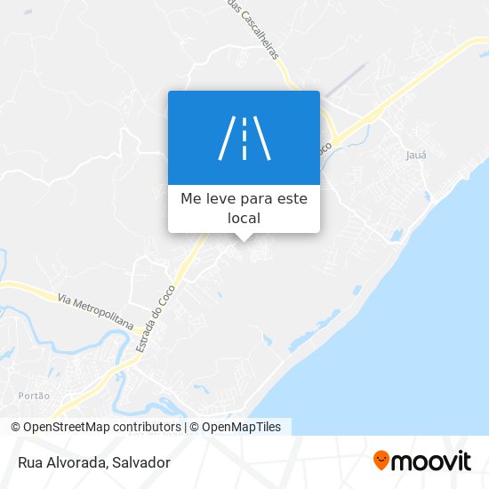 Rua Alvorada mapa