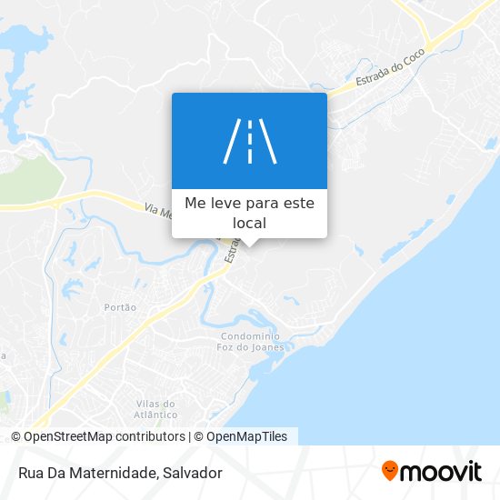 Rua Da Maternidade mapa