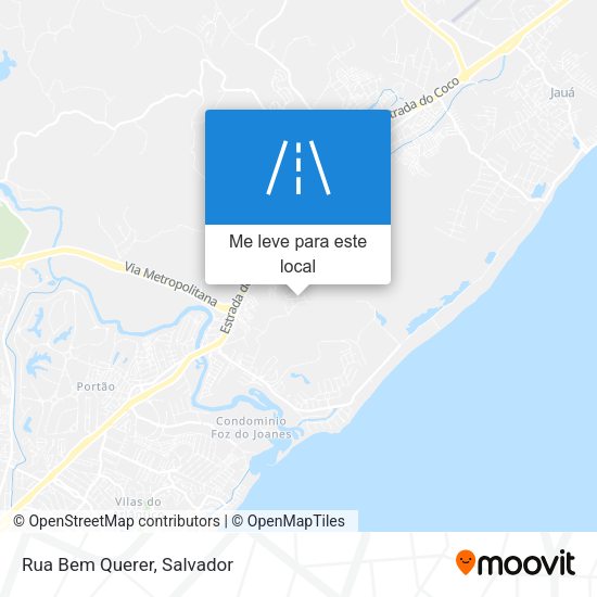 Rua Bem Querer mapa